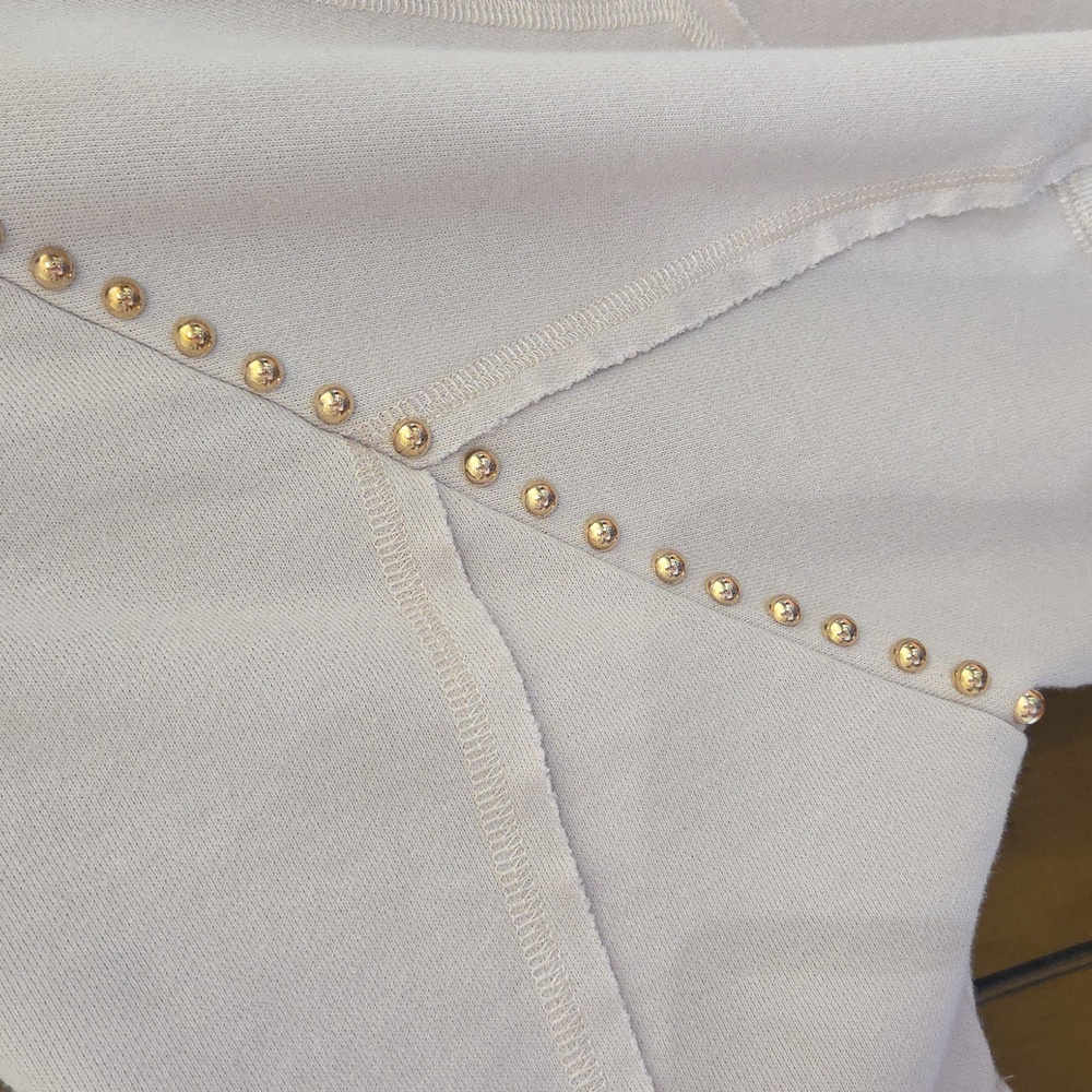 Blue B Open Seam Crop - Picture 3 of 5